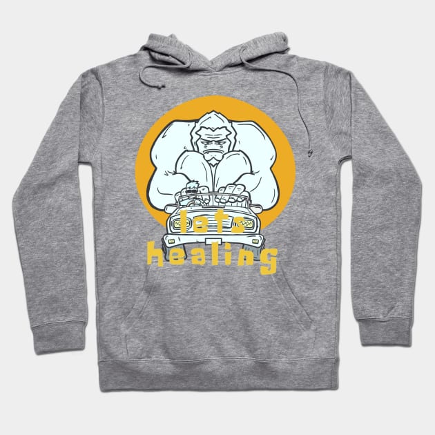 Healing with my kingkong Hoodie by RiyanRizqi